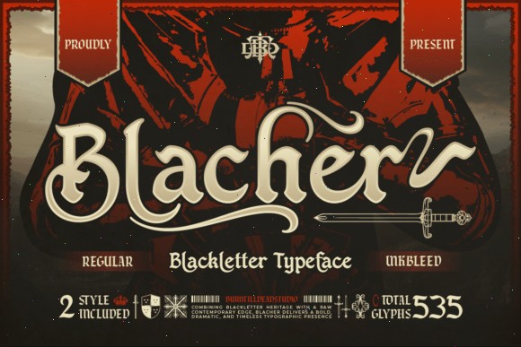 15 Best Blackletter Fonts for Gaming Logos 26 Blacher Fonts 143196855 1 1 580x387 1