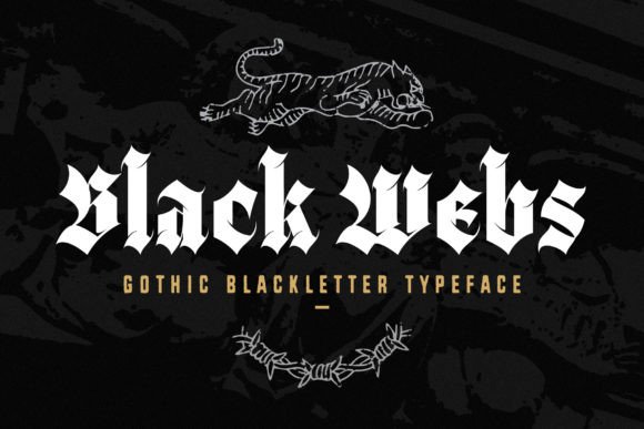 8 Best Textura Fonts for Medieval Design Projects 13 Black Webs Fonts 105633608 1 1 580x387 1