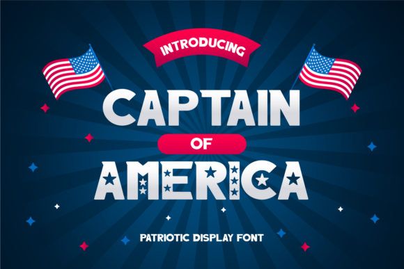 17 Best 4th of July Fonts for Patriotic Designs 10 Captain of America Fonts 7102325 1 1 580x387 1