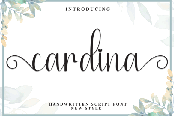 18 Elegant Script Fonts for Luxury Packaging 16 Cardina Fonts 111762008 1 1 580x387 1