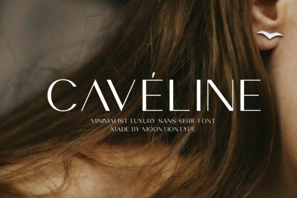 13 Packaging Sans Serif Fonts That Look Premium 26 Caveline Fonts 146585741 1 1 580x387 1