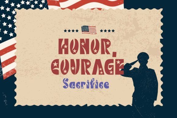 13 Best Independence Day Font Bundles for Commercial Use 5 Christmas Soldier Fonts 123416158 4 580x387 1