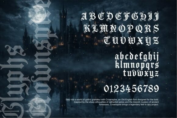 15 Best Blackletter Fonts for Gaming Logos 3 Crownspire Fonts 145571994 4 580x387 1