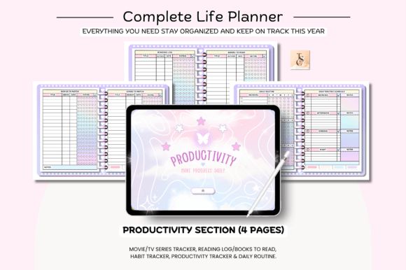 14 Best Digital Planners for 2026 to Stay Organized 23 Digital Planner Cute Pastel Undated Graphics 129171886 6 580x386 1