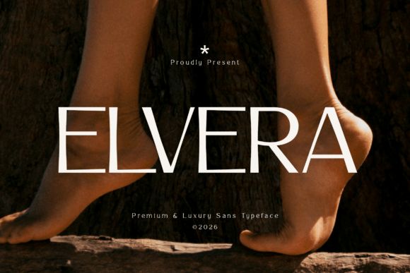 13 Packaging Sans Serif Fonts That Look Premium 35 Elvera Fonts 149045476 1 1 580x387 1