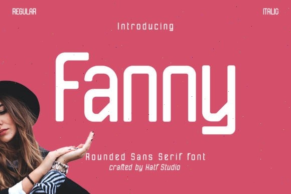 16 Best Rounded Sans Serif Fonts for Logos 37 Fanny Fonts 59043641 1 1 580x387 1