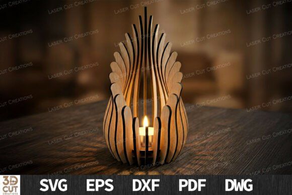 20 Laser Cutting Files for DIY Projects, Gifts, and Small Business 10 Flame Lantern Bundle SVG Laser Cut Laser Cutting 141764084 4 580x387 1