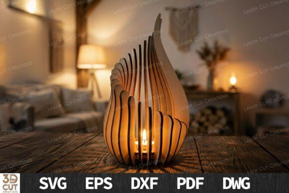 20 Laser Cutting Files for DIY Projects, Gifts, and Small Business 9 Flame Lantern Bundle SVG Laser Cut Laser Cutting 141764084 5 580x387 1