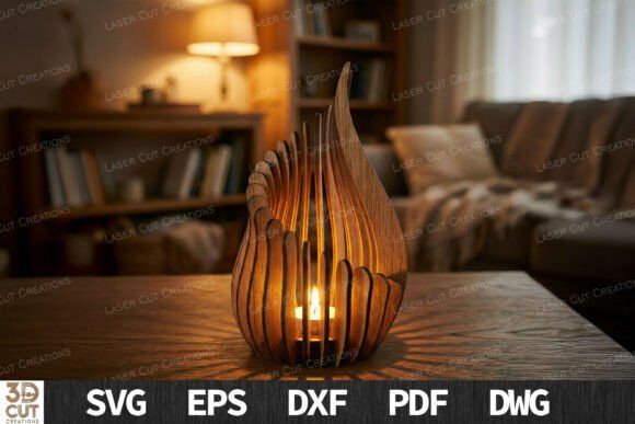 20 Laser Cutting Files for DIY Projects, Gifts, and Small Business 8 Flame Lantern Bundle SVG Laser Cut Laser Cutting 141764084 6 580x387 1