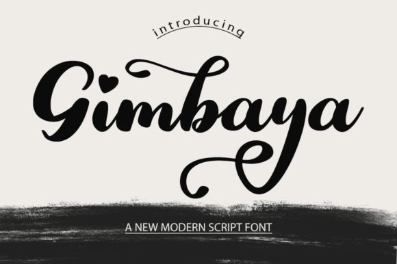 12 Modern Script Fonts for Candle Labels & Branding 3 Gimbaya Fonts 40138601 1 1 580x386 1