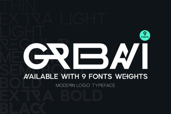 18 Best Sans Serif Fonts for Luxury Product Labels 22 Grebavi Modern Logo Typeface Fonts 97646474 1 1 580x387 1