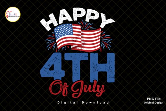 19 Best Retro Patriotic T-Shirt Designs for Independence Day 7 Independence Day Happy 4th of July PNG Graphics 146838311 1 1 580x387 1