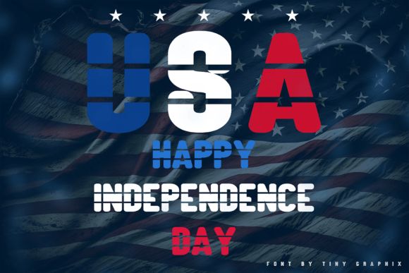 17 Best 4th of July Fonts for Patriotic Designs 8 JULY SEASON Fonts 100104405 6 580x387 1