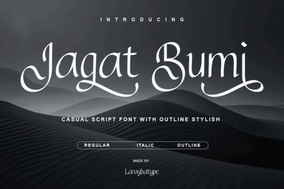 12 Luxury Script Fonts for Cosmetic Packaging 35 Jagat Bumi Fonts 133610324 1 1 580x387 1