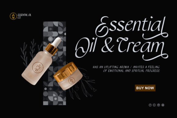 12 Luxury Script Fonts for Cosmetic Packaging 37 Jagat Bumi Fonts 133610324 7 580x387 1