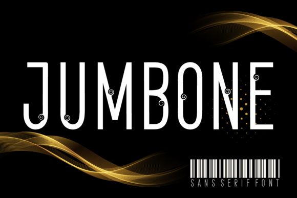 18 Best Sans Serif Fonts for Luxury Product Labels 48 Jumbone Fonts 119072456 1 1 580x387 1