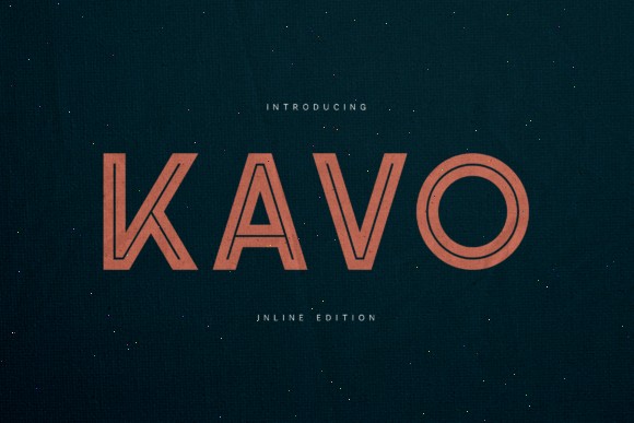 16 Best Rounded Sans Serif Fonts for Logos 14 Kavo Inline Fonts 142546700 1 1 580x387 1