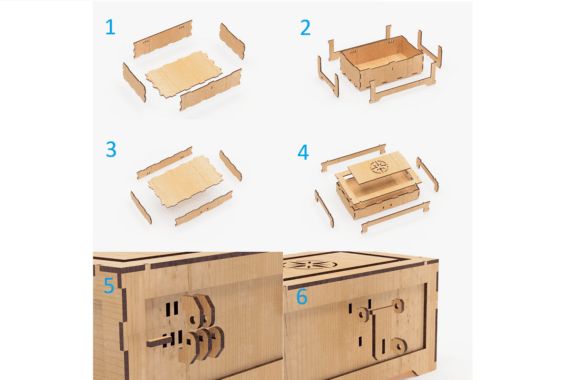 20 Laser Cutting Files for DIY Projects, Gifts, and Small Business 24 Laser Cut Treasure Box Pirate Style Laser Cutting 132550322 5 580x380 1