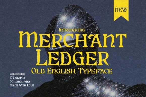 13 Best Old English Fonts for RPG Game Branding in 2026 14 Merchant Ledger Fonts 124330047 1 1 580x387 1
