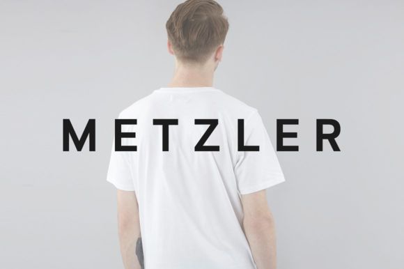 18 Best Sans Serif Fonts for Luxury Product Labels 10 Metzler by designova 580x386 1