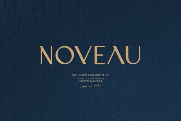 13 Packaging Sans Serif Fonts That Look Premium 19 Noveau Fonts 132029176 1 1 580x387 1