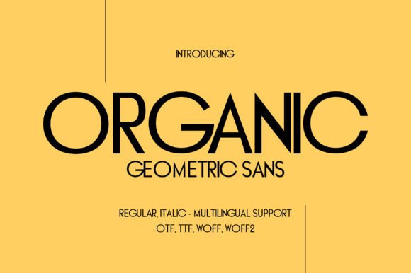 15 Best Sans Serif Fonts for Modern Websites in 2026 6 ORGANIC Fonts 63840385 1 1 580x386 1