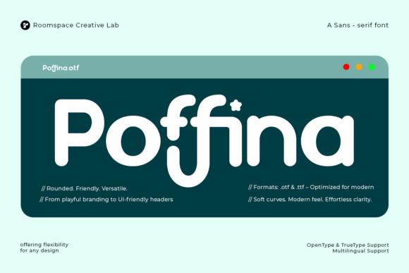 15 Best Sans Serif Fonts for Modern Websites in 2026 10 Poffina Fonts 125456856 1 1 580x387 1