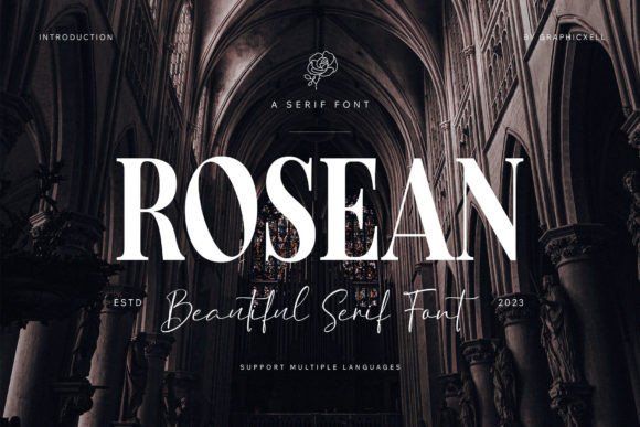 18 Best Sans Serif Fonts for Luxury Product Labels 3 Rosean Fonts 81426090 1 1 580x387 1