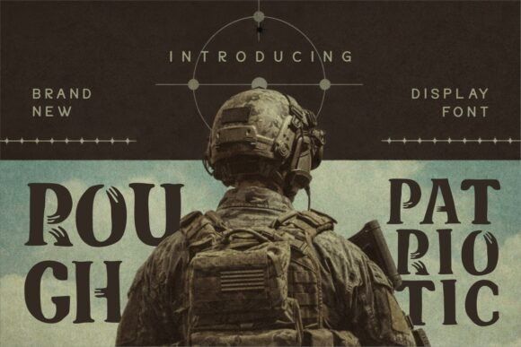 17 Best 4th of July Fonts for Patriotic Designs 25 Rough Patriotic Fonts 96207015 580x387 1