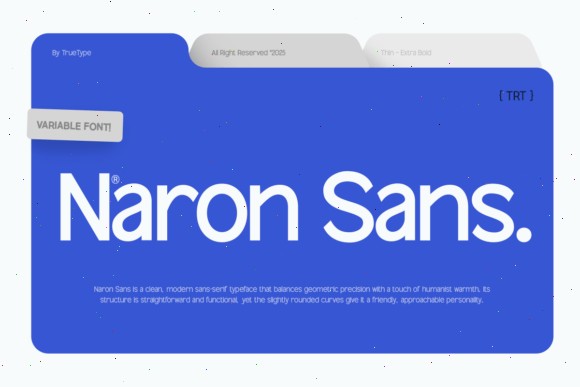 9 Round Sans Serif Fonts for UI and Mobile Apps 12 TRT Naron Sans Fonts 140490497 1 1 580x387 1