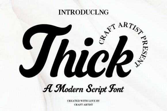 12 Modern Script Fonts for Candle Labels & Branding 19 Thick Fonts 135846786 1 1 580x386 1
