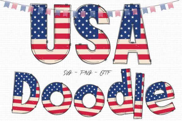 15 Best Independence Day Fonts 4th of July Designs 26 USA Doodle Fonts 94174300 1 1 580x386 1