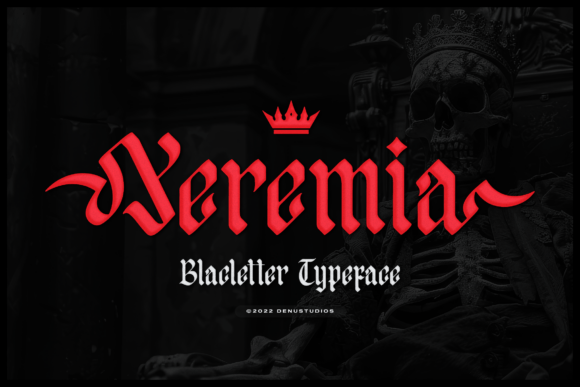 15 Best Blackletter Fonts for Gaming Logos 18 Yeremia Fonts 144005135 1 1 580x387 1