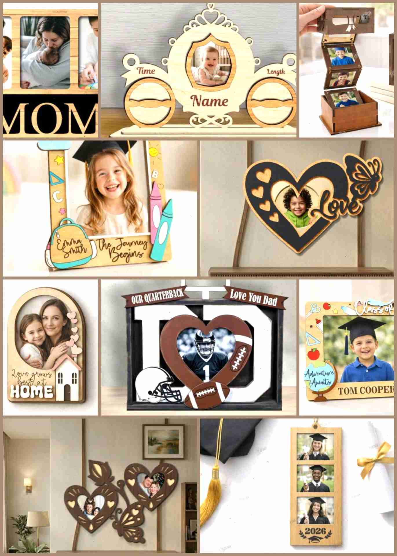 9 Easy Glowforge Designs That Sell on Etsy 11 gandr collage 7 1 1