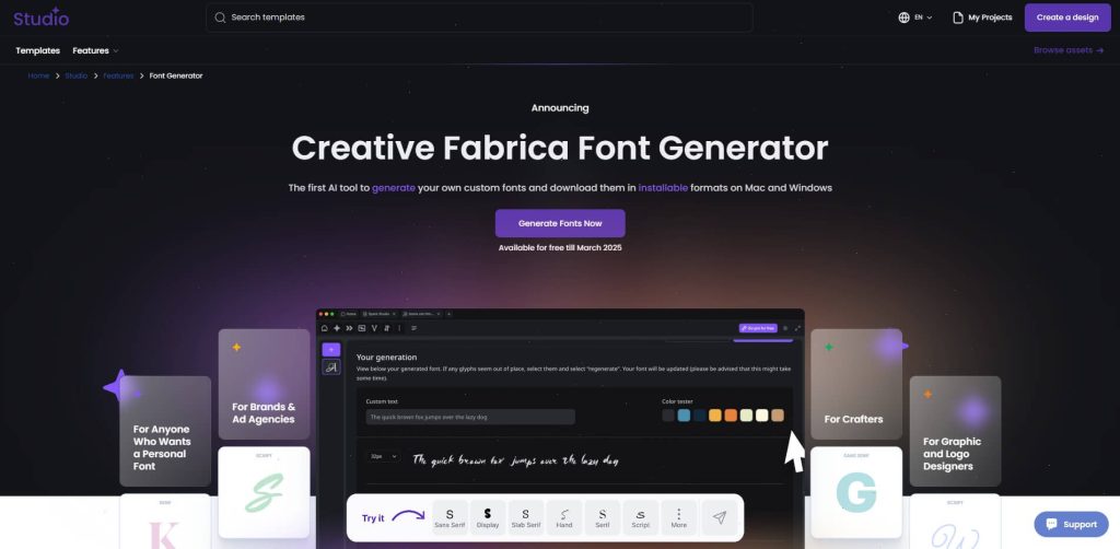 Best Creative Fabrica AI Tools for Print on Demand 7 Creative Fabrica AI tools for print on demand design projects shown in a modern POD workflow dashboard with AI generation and editing features