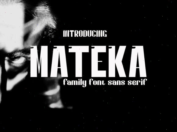 9 Clean Sans Serif Fonts for Business and Startup Design 28 Mateka clean sans serif font for elegant creative branding and editorial business design