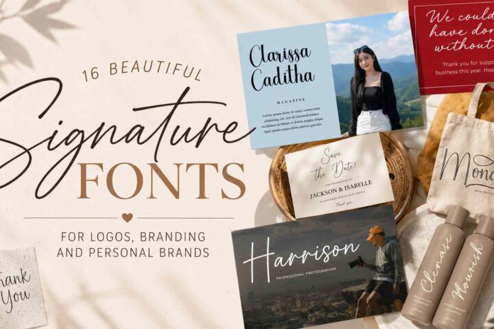 15 Elegant Signature Fonts for Logos That Instantly Elevate Brands