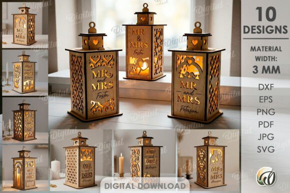 99+ Laser Cut Wood Projects To Sell From Home 382 Laser cut wood lanterns with decorative designs for weddings and events.