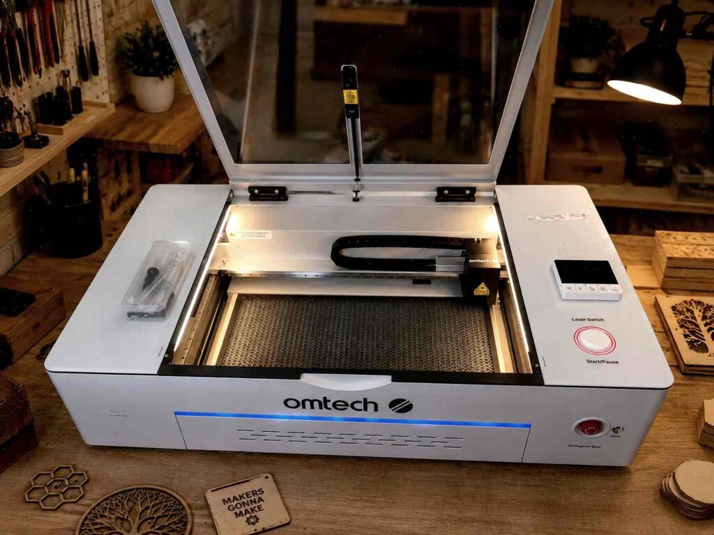 5 Best Laser Cutting Machine For Etsy Business 7 OMTech Polar 350 — Best Value Desktop CO2 Laser Cutter for Business