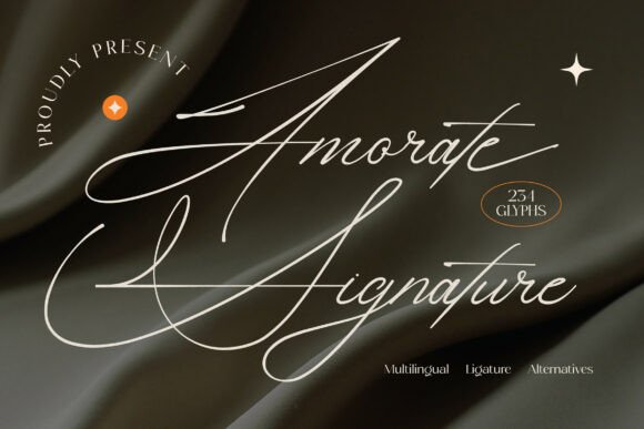 15 Elegant Signature Fonts for Logos That Instantly Elevate Brands 2 Amorate Signature Fonts 142686753 1 1 580x387 1
