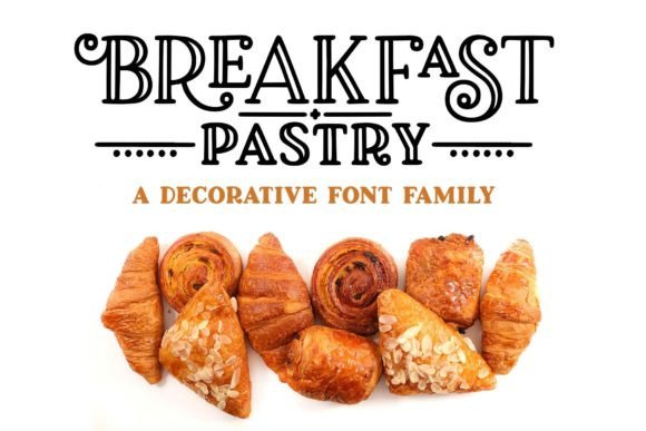 70+ Food Logo Fonts for Restaurants, Cafes, and Food Brands 168 Breakfast Pastry Fonts 35217729 1 1 580x387 1