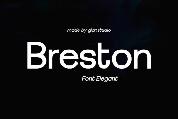 70+ Food Logo Fonts for Restaurants, Cafes, and Food Brands 51 Breston Fonts 37606653 1 1 580x387 1