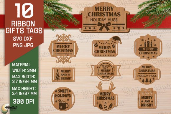 99+ Laser Cut Wood Projects To Sell From Home 138 Laser cut wood gift tags with Christmas designs and messages, ideal for holiday crafts.