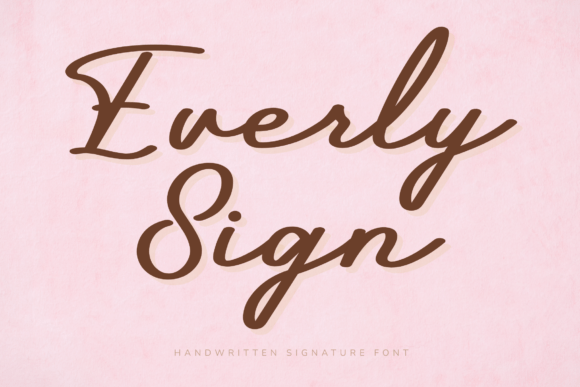 15 Elegant Signature Fonts for Logos That Instantly Elevate Brands 8 Everly Sign Fonts 149986347 1 1 580x387 1