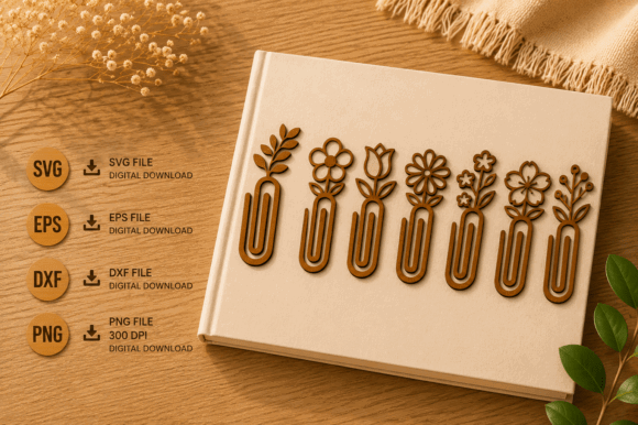 99+ Laser Cut Wood Projects To Sell From Home 75 Laser cut wood bookmarks featuring floral designs in various shapes and sizes.