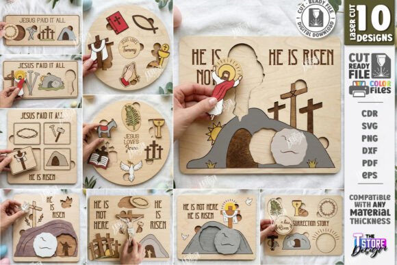 99+ Laser Cut Wood Projects To Sell From Home 306 Laser cut wood designs featuring religious themes, including crosses and inspirational messages.