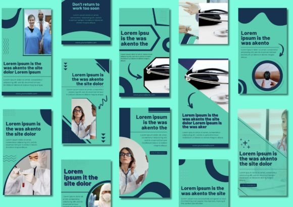 17 Instagram Story Templates for Small Businesses That Boost Engagement 21 A collection of Canva Instagram Story templates featuring various designs and layouts for small businesses.