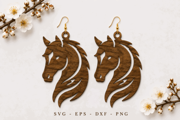99+ Laser Cut Wood Projects To Sell From Home 110 Laser cut wooden unicorn earrings with floral accents.