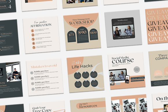 10 Instagram Stories Templates for Business Coaches That Build Trust 4 Instagram Templates for Small Businesses