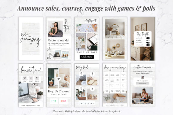 10 Instagram Stories Templates for Business Coaches That Build Trust 18 Instagram Templates for Online Course Creators